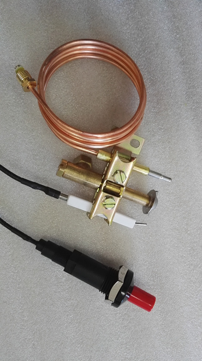 Válvula de control enmarcada encendedor piezoeléctrico de calor del