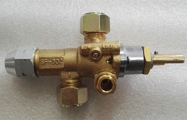 China El gas del apagado obturó automáticamente la válvula segura de cobre amarillo con el termopar de Thermoinduction proveedor